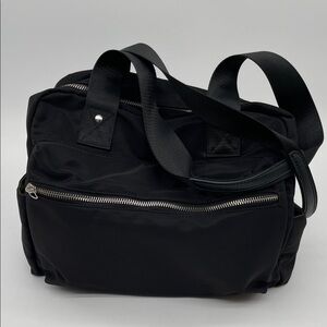 Sandra Robert’s Squared Nylon Women’s Satchel